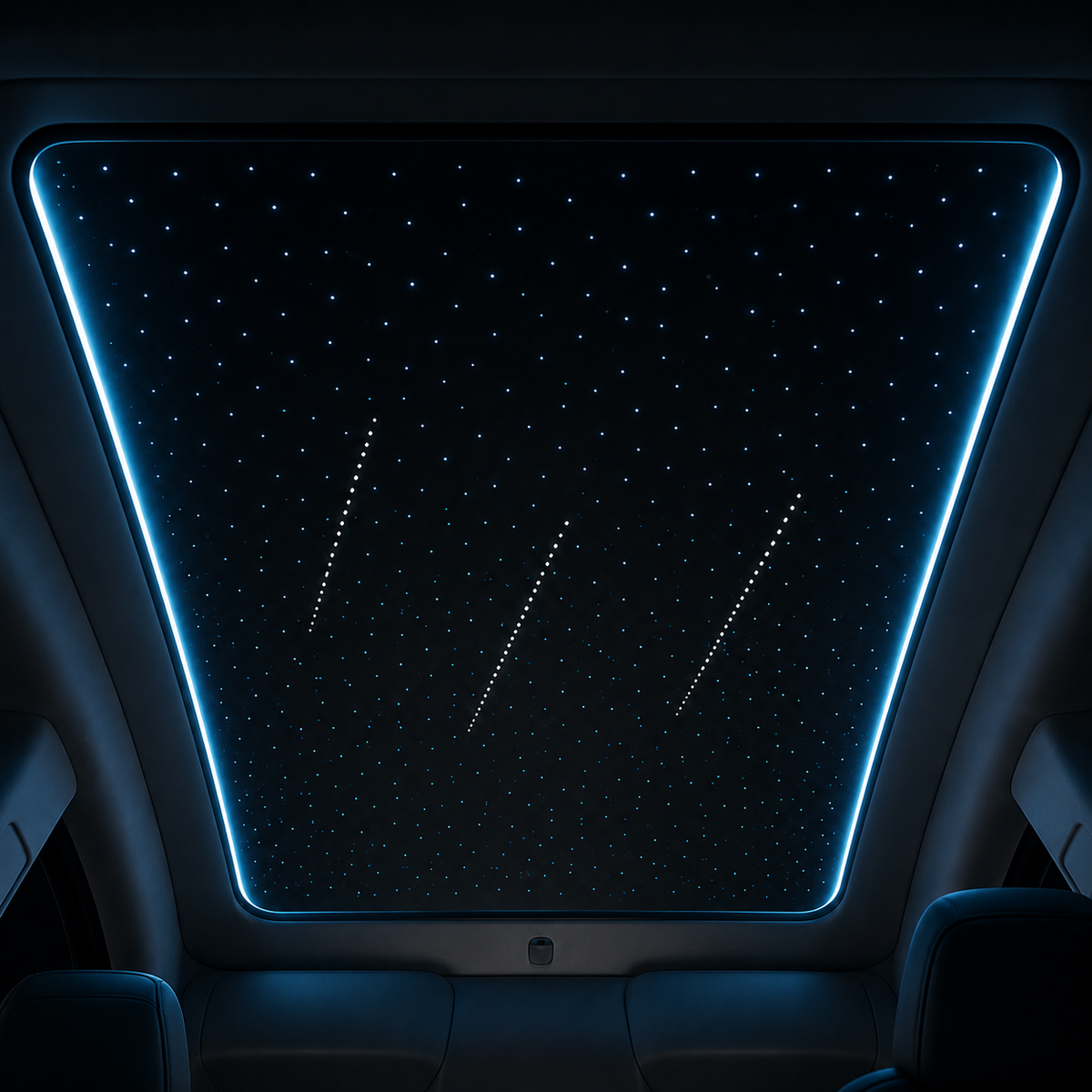 Tesla Model Y Voice-Controlled Electric Starry Roof Sunshade