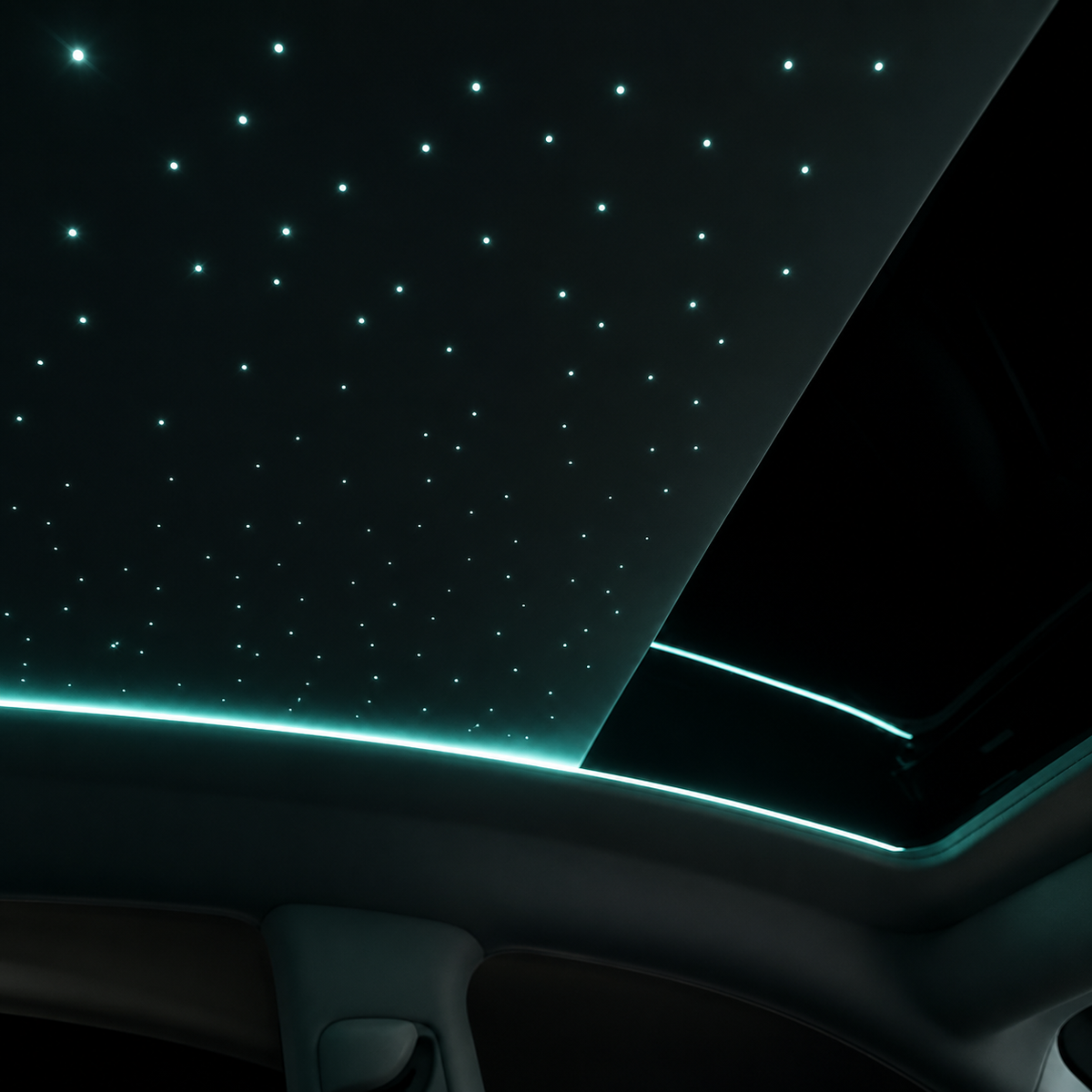 Tesla Model Y Voice-Controlled Electric Starry Roof Sunshade