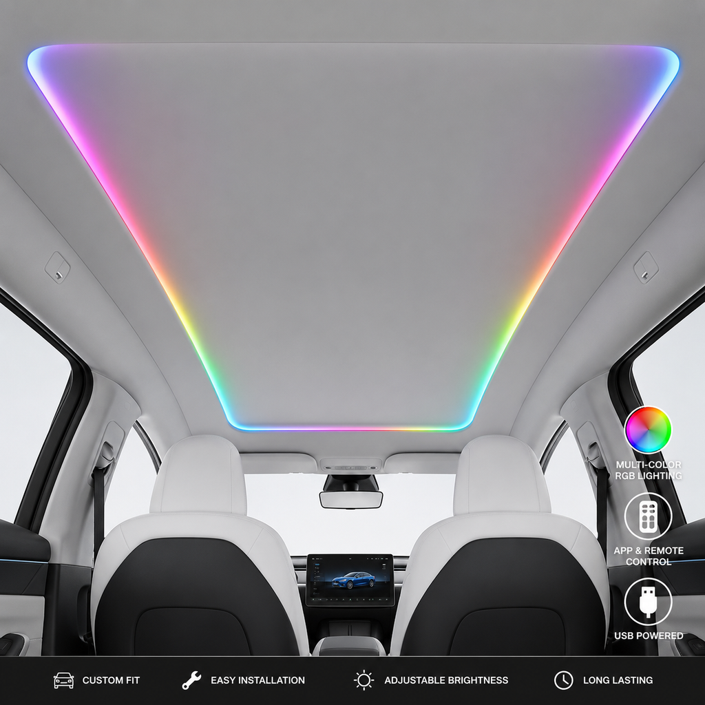 Tesla Model Y Electric Sunshade | Heat & UV Protection